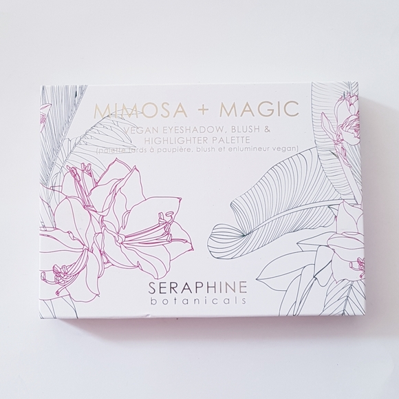 SERAPHINE BOTANICALS Mimosa + Magic Vegan Eyeshadow, Blush & Highlighter Palette - Picture 3 of 13